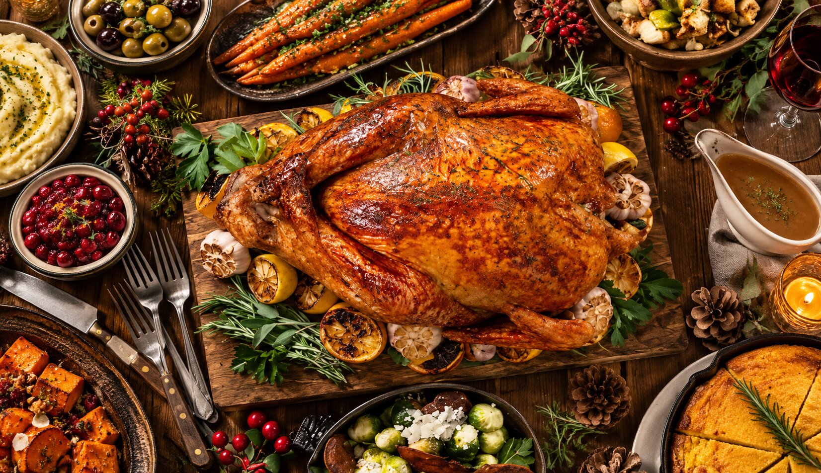 Southern Thanksgiving feast